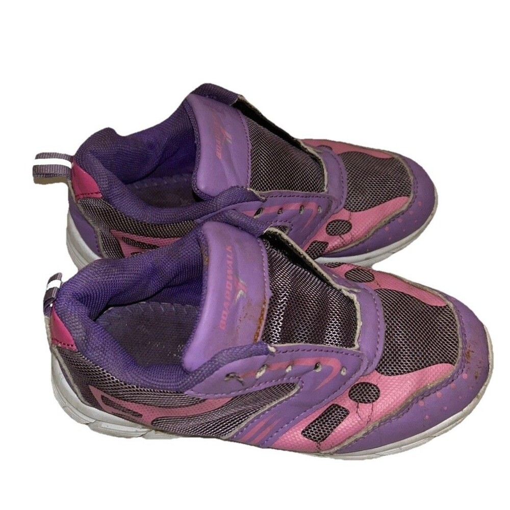 Vintage LA Gear Boardwalk Girls Sneakers Purple Pink Size 14 Toddler BWT15241UA
